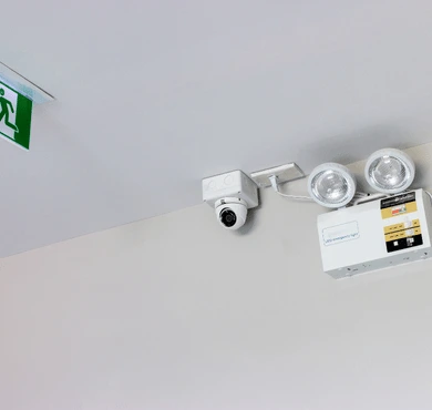 Protect people and property with robust security and emergency lighting systems. Exit signs, floodlights, motion-activated units—all expertly installed.